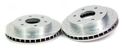 Baer Brake Systems - Baer Brakes 55066-020 Chevrolet GMC 4WD/AWD Rear Disc Brake Rotor Set