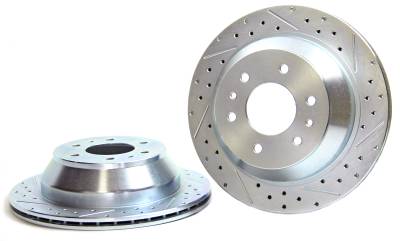Baer Brake Systems - Baer Brakes 55073-020 Buick Chev GMC Isuzu 4.2 5.3 Rear Disc Brake Rotor Set