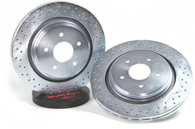 Baer Brake Systems - Baer Brakes 55123-020 Cadillac Chevrolet Rear Disc Brake Rotor Set