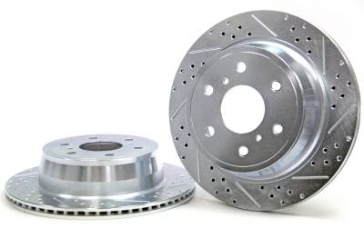 Baer Brake Systems - Baer Brakes 55133-020 Cadillac Chevy GMC 4WD/RWD Rear Disc Brake Rotor Set