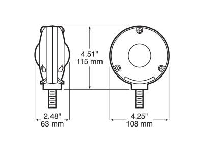 Peterson - Peterson V335-2 Turn Signal/Parking Light Assembly