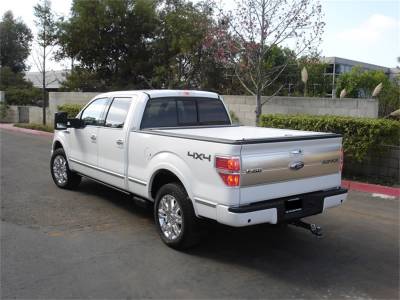 Truck Covers USA - Truck Covers USA CR101-AWHITE American Roll Hard Retractable Tonneau Cover
