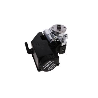 Top Street Performance - Top Street JM2012BK Remote Power Steering Reservoir Black Aluminum