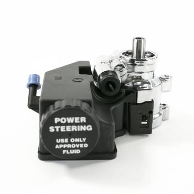 Top Street Performance - Top Street JM2012P Remote Power Steering Reservoir Polished Aluminum