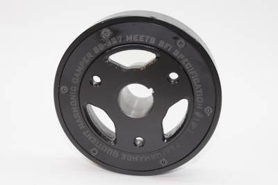 PRW - PRW 2432740 SFI Race Damper for 55-00 Chevy 262-350 Gen I 0-Bal 6.10" OD
