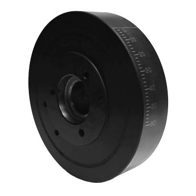 PRW - PRW 2339640 Harmonic Damper HI-Perf for 66-92 Chevy BB 396-427 8.00" OD Black