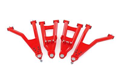 Rough Country Suspension Systems - Rough Country High Clearance Front Control Arms for RZR XP 1000 93174RED