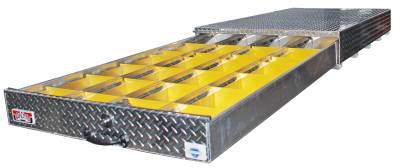 Unique Truck Accessories - Unique Truck HBS340 40"x9.5"x72"x.10 Thick Diamond Bed Safe Roller Drawer Box