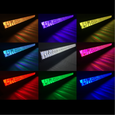 Quake LED - Quake LED QUU528 8" LED Light Bar Dual Row Ultra Accent