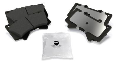 TeraFlex - TeraFlex 4403403 Front/Rear Delta Brake Pad Kit for 07-25 Jeep Wrangler JK/JL
