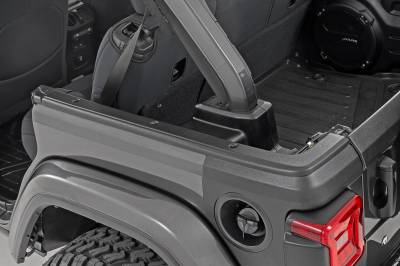 Rough Country Suspension Systems - Rough Country Trail Cladding Roof Plate Covers Black for Jeep JL 4DR TC13025