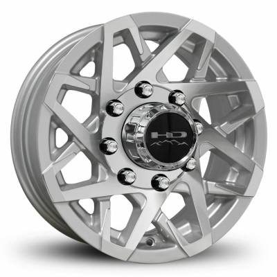 HD Wheels - HD Wheels Canyon 16x6 8x6.5 0mm Gloss Silver/Machined CY1660820SM