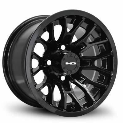 HD Wheels - HD Wheels RTC 12x7 4x4.0 -14mm Gloss Black RT127042-14AGB
