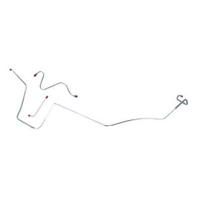 The Right Stuff Detailing - The Right Stuff CKT6501 65 Chevy Chevelle SS Brake Hydraulic Line Kit Front