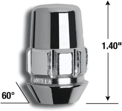 Gorilla Automotive - Gorilla Automotive 41783BC-23 Wheel Lug Nut Set
