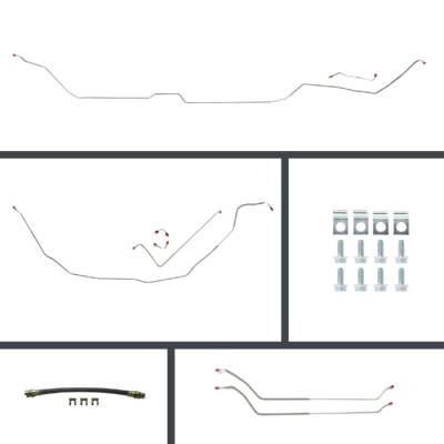 The Right Stuff Detailing - The Right Stuff COM68H2 1968 Chevy Chevelle Brake Hydraulic Line Kit