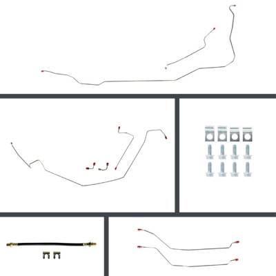 The Right Stuff Detailing - The Right Stuff AOM64C4 Select GM Cars Brake Hydraulic Line Kit