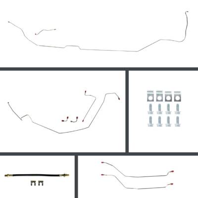 The Right Stuff Detailing - The Right Stuff AOM64H4 Select GM Cars Brake Hydraulic Line Kit