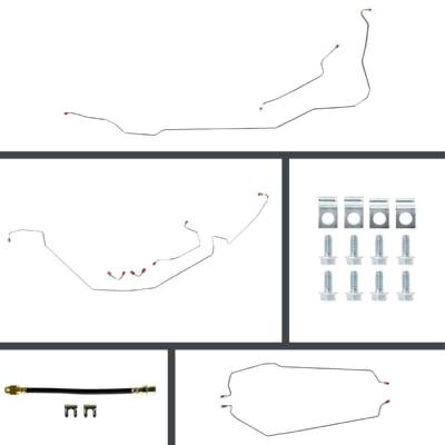 The Right Stuff Detailing - The Right Stuff AOM66C2 Select GM Cars Brake Hydraulic Line Kit