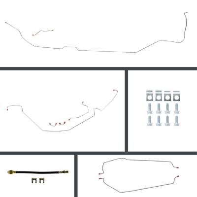 The Right Stuff Detailing - The Right Stuff AOM66H2 Select GM Cars Brake Hydraulic Line Kit