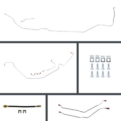 The Right Stuff Detailing - The Right Stuff AOM67H4 Select GM Cars Brake Hydraulic Line Kit