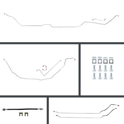 The Right Stuff Detailing - The Right Stuff AOM68H2 Select GM Cars Brake Hydraulic Line Kit