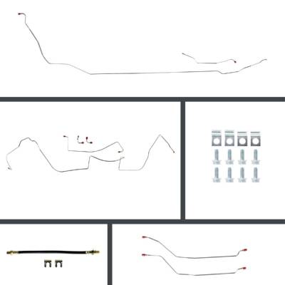 The Right Stuff Detailing - The Right Stuff AOP64C4 Select GM Cars Brake Hydraulic Line Kit