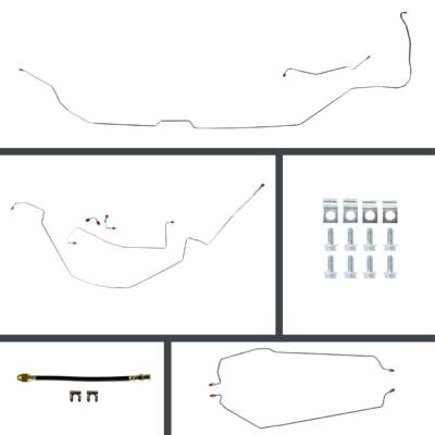 The Right Stuff Detailing - The Right Stuff AOP66H2 Select GM Cars Brake Hydraulic Line Kit