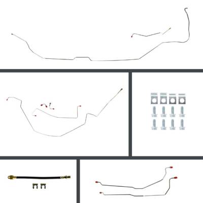 The Right Stuff Detailing - The Right Stuff AOP66H4 Select GM Cars Brake Hydraulic Line Kit