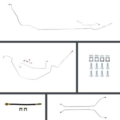 The Right Stuff Detailing - The Right Stuff AOP67C2 Select GM Cars Brake Hydraulic Line Kit