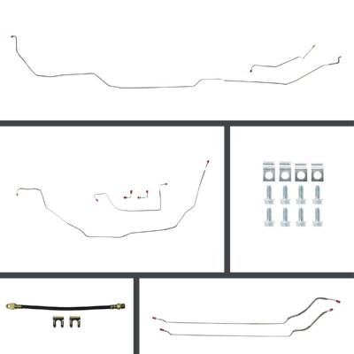 The Right Stuff Detailing - The Right Stuff AOP69H2 Select GM Cars Brake Hydraulic Line Kit