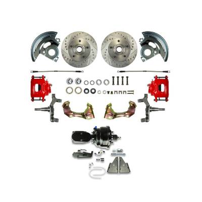The Right Stuff Detailing - The Right Stuff AFXDC02DZY Chevy Pontiac Brake Conversion Kit Front