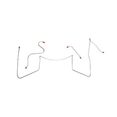 The Right Stuff Detailing - The Right Stuff Detailing AKT6401 Pontiac Brake Hydraulic Line Kit Front