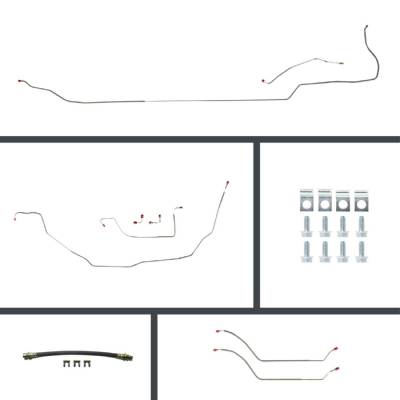 The Right Stuff Detailing - The Right Stuff COP68C4 1968 Chevy Chevelle Convertible Brake Hydraulic Line Kit