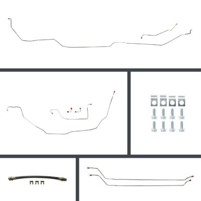 The Right Stuff Detailing - The Right Stuff COP68H2 1968 Chevy Chevelle Brake Hydraulic Line Kit