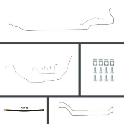 The Right Stuff Detailing - The Right Stuff COP69C2 69-72 Chevelle Convertible Brake Hydraulic Line Kit