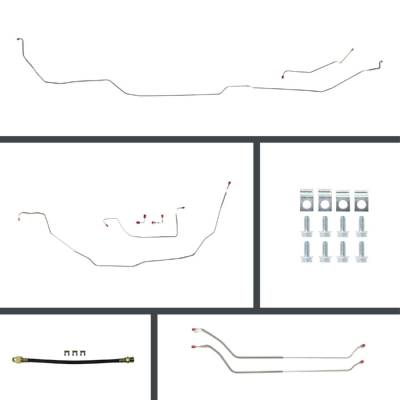 The Right Stuff Detailing - The Right Stuff COP69H2 69-72 Chevy Chevelle Brake Hydraulic Line Kit