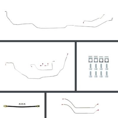 The Right Stuff Detailing - The Right Stuff COP69H4 69-72 Chevy Chevelle Brake Hydraulic Line Kit