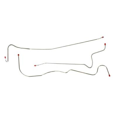 The Right Stuff Detailing - The Right Stuff BKT5301 53-54 Chevy Bel Air Brake Hydraulic Line Kit Front