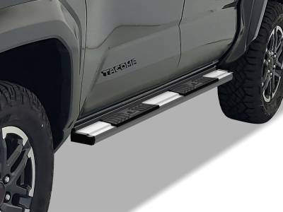 APS - APS S-Series Running Boards-Polish for 24-25 Tacoma Double WB20SAE8S