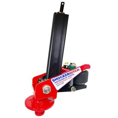 Shocker Hitch - Shocker Hitch SH-1004SQ-TC-KP Shocker 30K Surge Gooseneck Air Hitch-King Pin