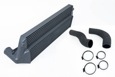 CSF Cooling - Racing & High Performance Division - CSF Cooling 8285 Stepped-Core Intercooler Silver for Toyota GR Corolla & Yaris