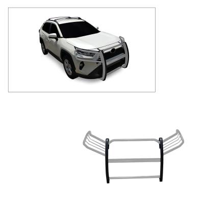 Black Horse Off Road - Black Horse 17A093904MSS Stainless Steel Grille Guard for 19-24 Toyota RAV4