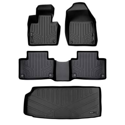 SMARTLINER - SMARTLINER SA0223/B0633/E0223 Front/Rear BLACK Floor Liners for Volvo XC90