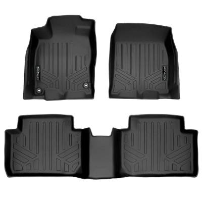 SMARTLINER - SMARTLINER SA0224/B0224 Front/Rear BLACK Floor Liners Honda Civic