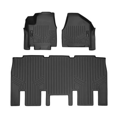 SMARTLINER - SMARTLINER SA0232/B0232 Front/Rear BLACK Floor Liners for Chrysler Pacifica