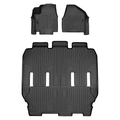 SMARTLINER - SMARTLINER SA0232/B0291 Front/Rear BLACK Floor Liners for Chrysler Pacifica