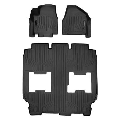 SMARTLINER - SMARTLINER SA0232/B0349 Front/Rear BLACK Floor Liners for Pacifica Hybrid
