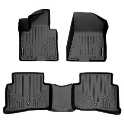 SMARTLINER - SMARTLINER SA0244/B0206 Front/Rear BLACK Floor Liners for Tucson/Sportage