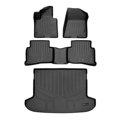 SMARTLINER - SMARTLINER SA0244/B0206/D0528 Front/Rear BLACK Floor Liners for Hyundai Tucson